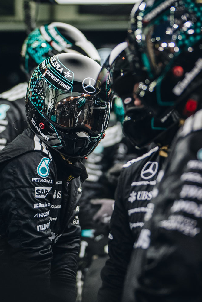 Mercedes Formula 1 -mekaanikot.